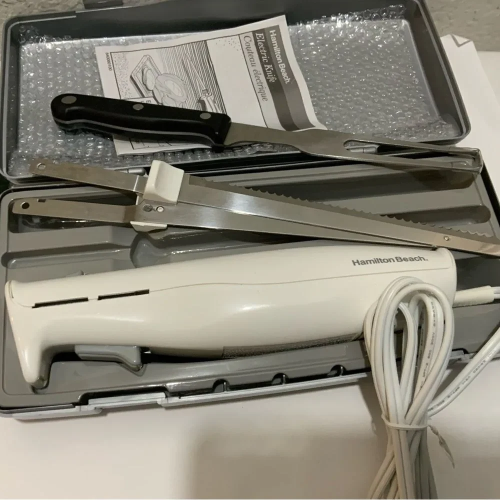 NWOT Hamilton Beach Carve ‘n Set Electric Knife